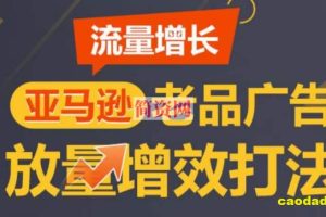 亚马逊流量增长-老品广告放量增效打法，循序渐进，打造更多TOP listing​