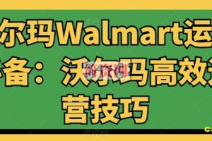 沃尔玛Walmart运营必备：沃尔玛高效运营技巧