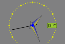 用GDI+旋转多边形来绘制一个时钟摸拟小程序-小狮博客