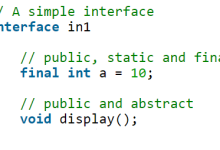java接口是什么-小狮博客