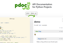 Pdoc:生成优雅Python API文档的工具-小狮博客