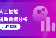 AI助力数据分析入门:《人工智能辅助数据分析(基础)》课程来袭!-小狮博客