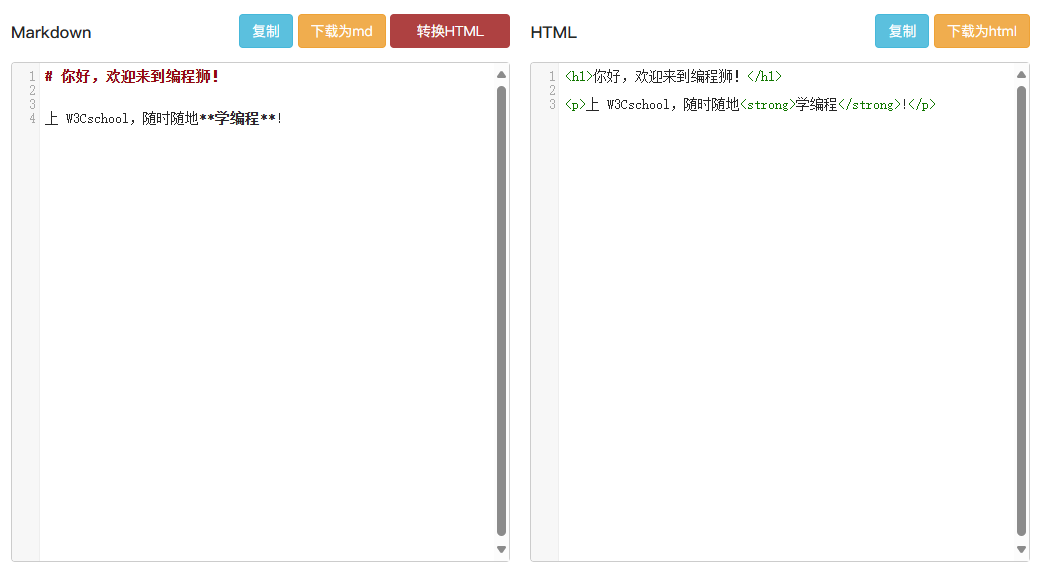 Markdown 与富文本语法对照全解析 - 小狮博客-小狮博客