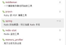 80个超全面的Ruby开发资源大合集!-小狮博客