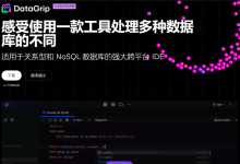 重磅福利，JetBrains 宣布 DataGrip 面向非商业用途免费！-小狮博客